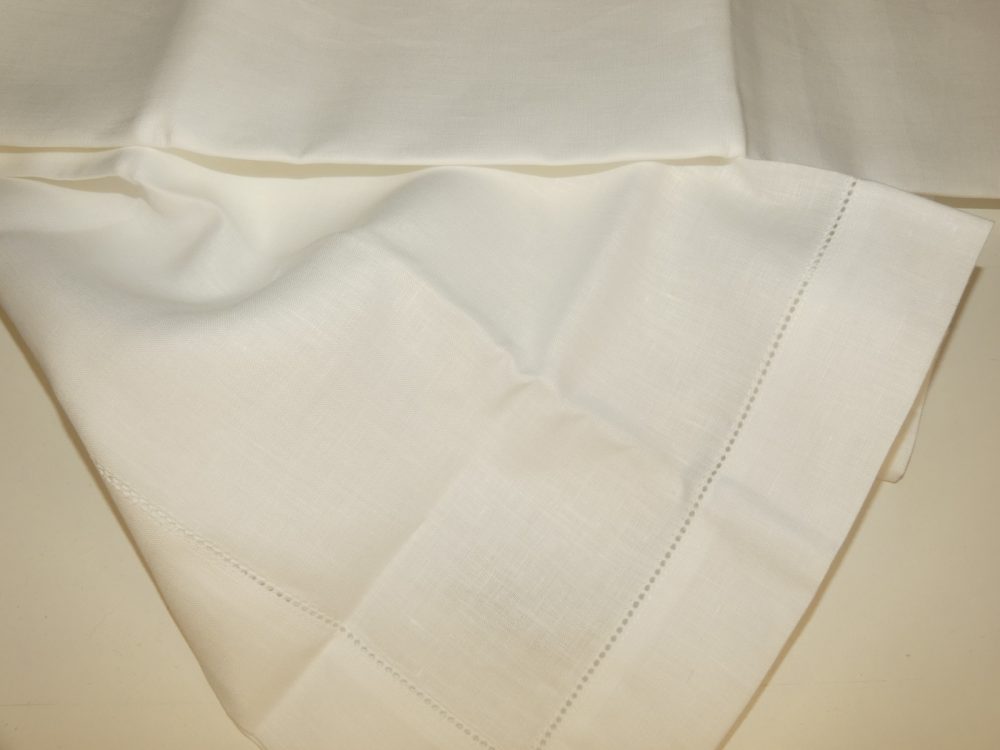 Nappe lin blanc