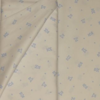 Tissu ours bleu