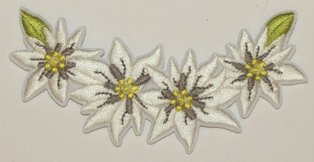 Écusson bande edelweiss