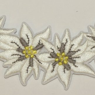 Écusson bande edelweiss