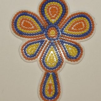 Écusson perles plastique