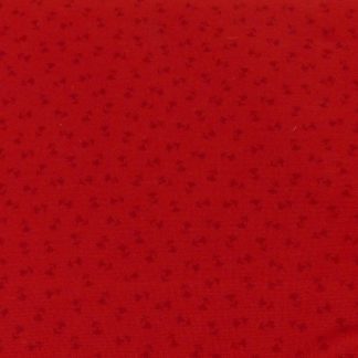 Tissu faux uni rouge