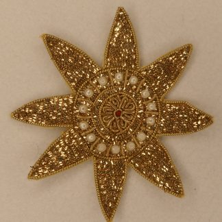 Écusson soleil cannetille