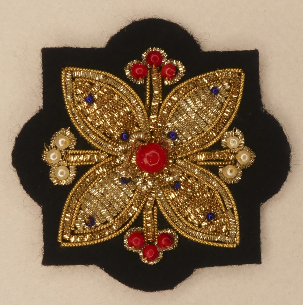 Écusson blason cannetille