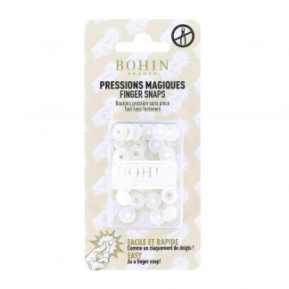Bouton pressions plastique sans pince
