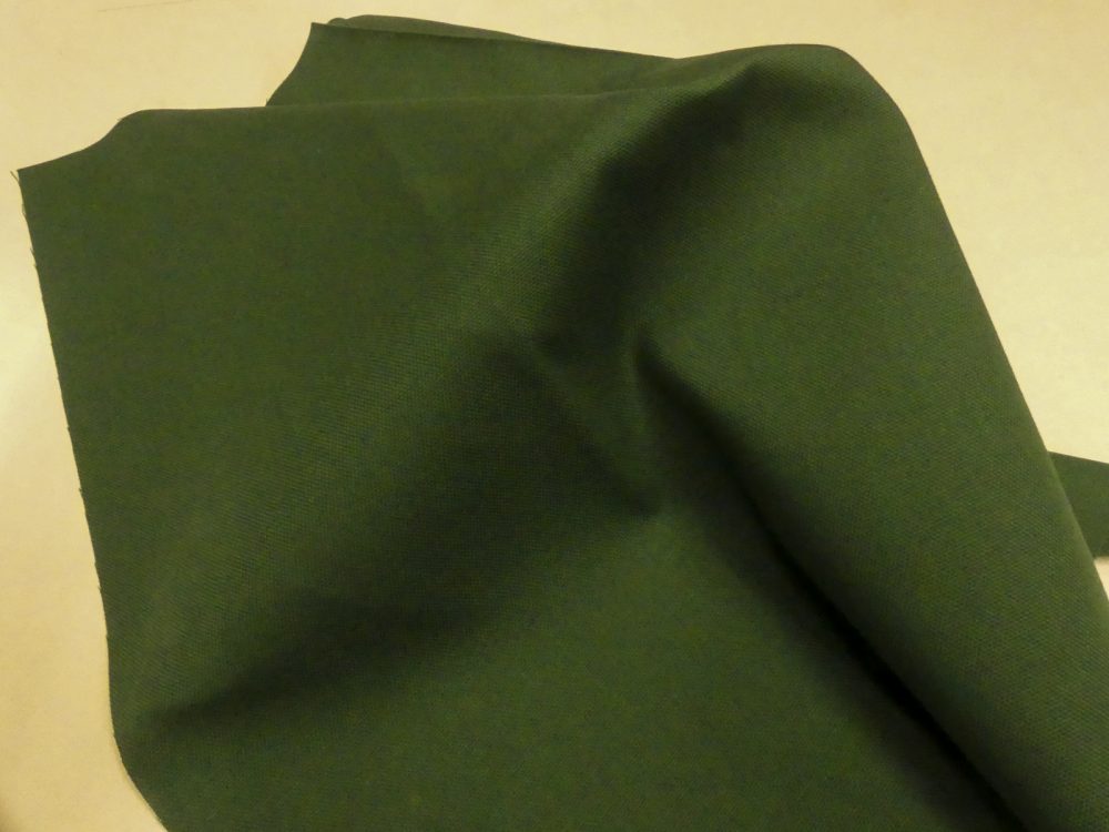 Tissu uni vert