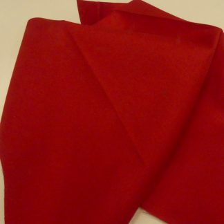 Tissu uni rouge