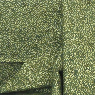 Tissu point or fond vert