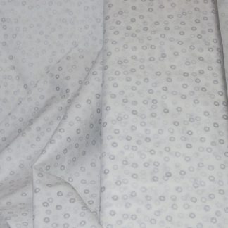 Tissu rond fond blanc