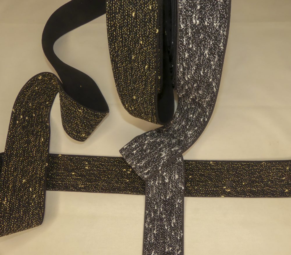 Élastique métallisé