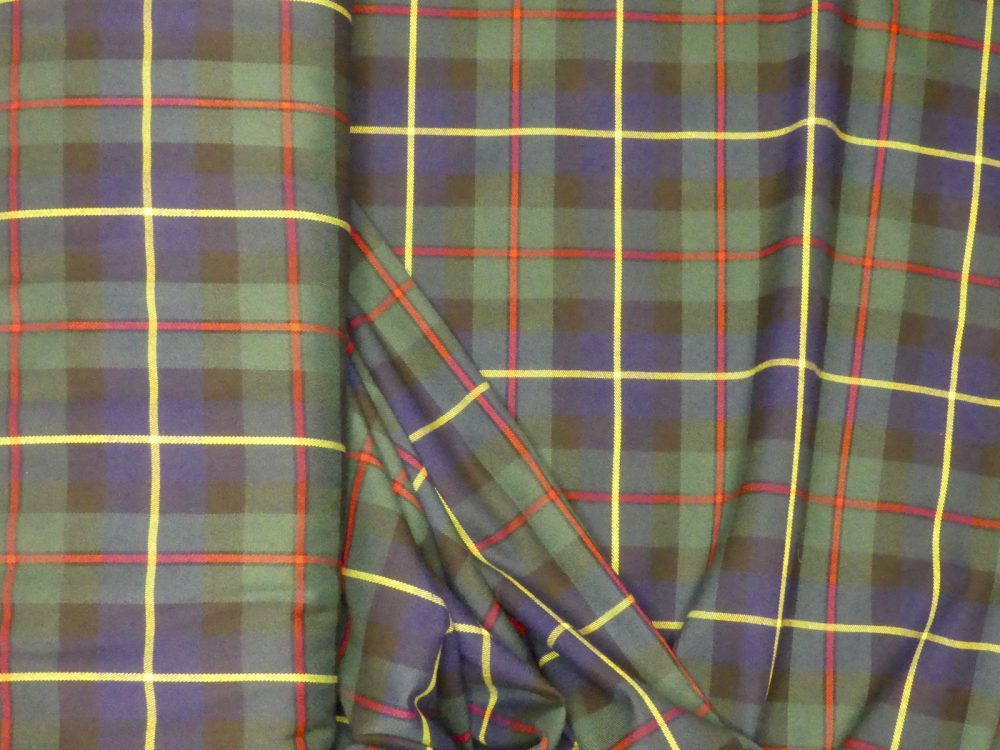 Tissu écossais bleu/vert