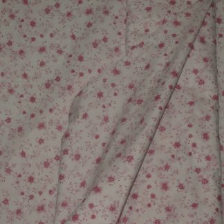 Tissu petite fleur rose