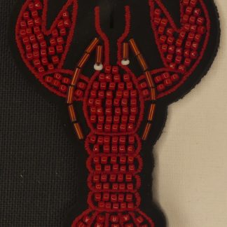 Écusson homard perlé