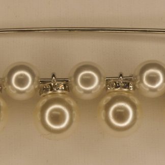 Épingle de nourrice perle et strass
