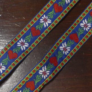 Ruban edelweiss et cœur