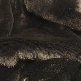 Fausse fourrure noire