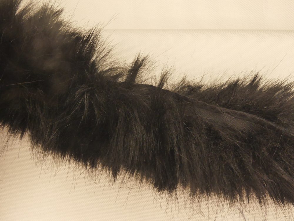 Bande fourrure noire