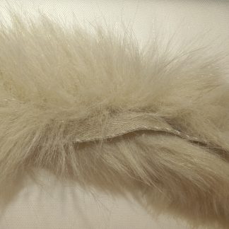 Bande fourrure écru