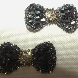 Écusson nœud strass