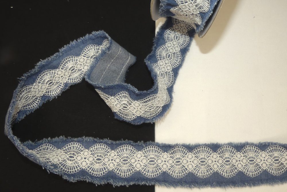 Galon jeans dentelle