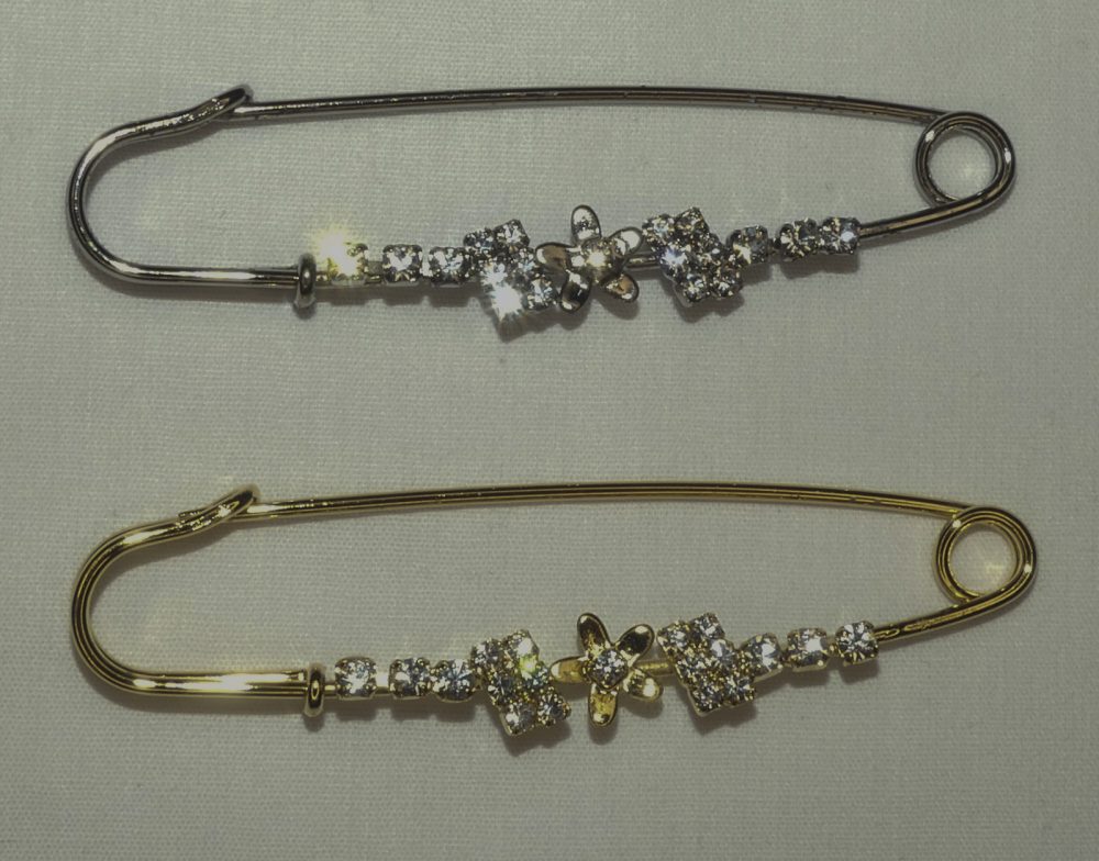 Épingle de nourrice strass