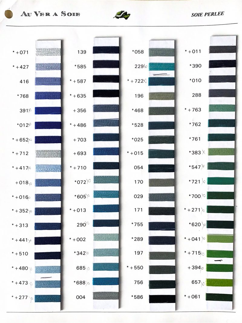 Soie Perlée Au Ver à Soie