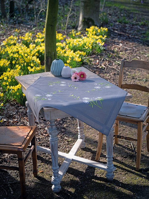 Nappe flocons de fleurs