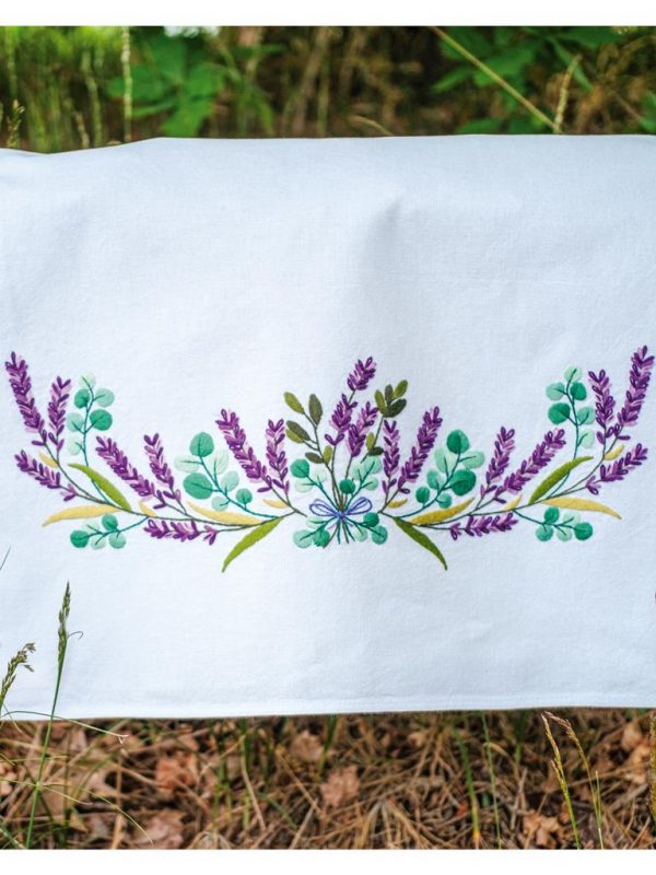 Linge de cuisine lavande