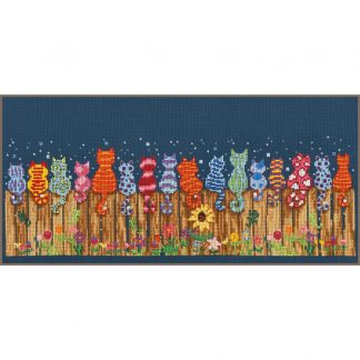 Chats sur la clôture