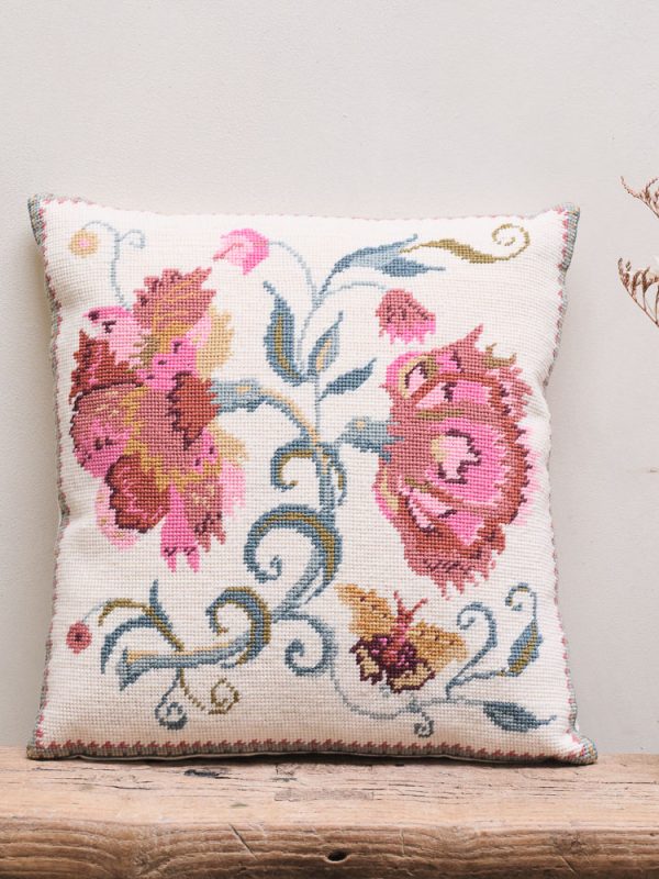 Carnations and Butterfly