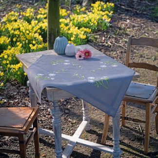 Nappe flocons de fleurs