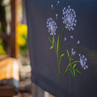 Chemin de table flocons de fleurs