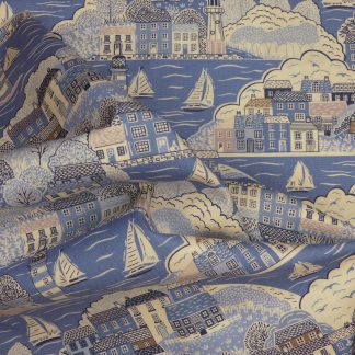 Tissu motif bateau