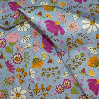 Tissu motif fleurs