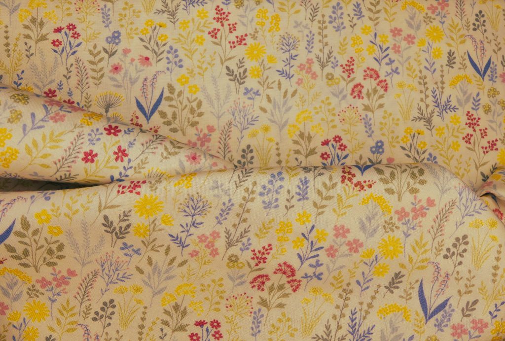 Tissu motif fleurs