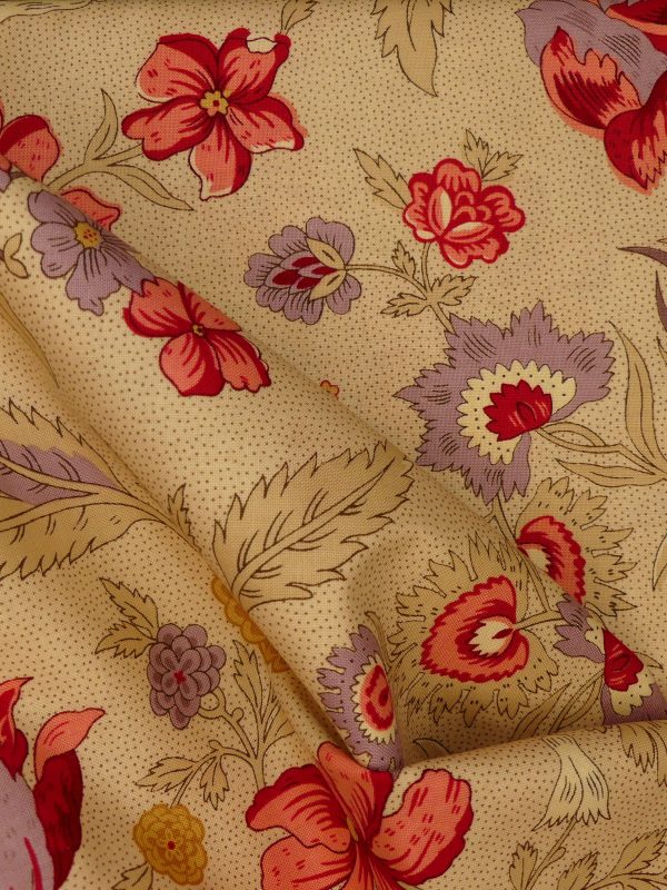 Tissu motif fleurs
