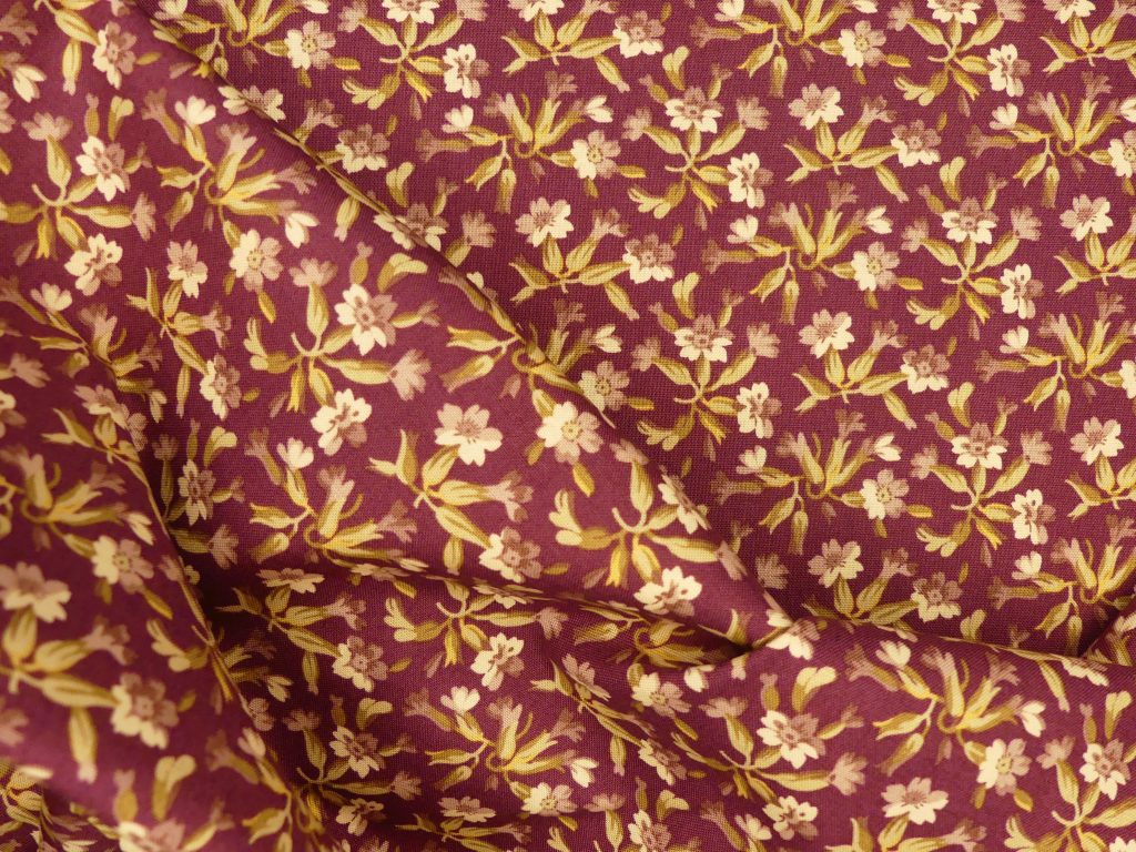 Tissu motif fleur