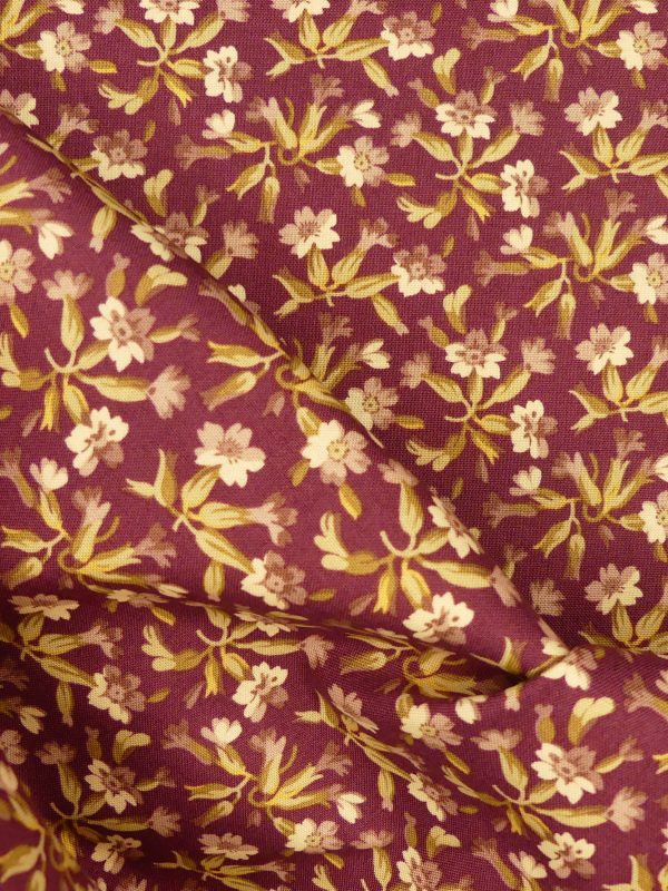 Tissu motif fleur