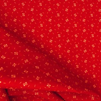 Tissu faux uni rouge