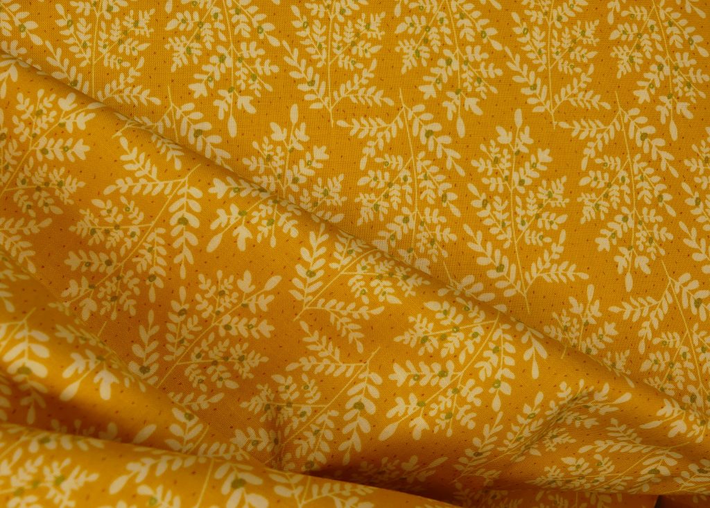 Tissu motif feuillage