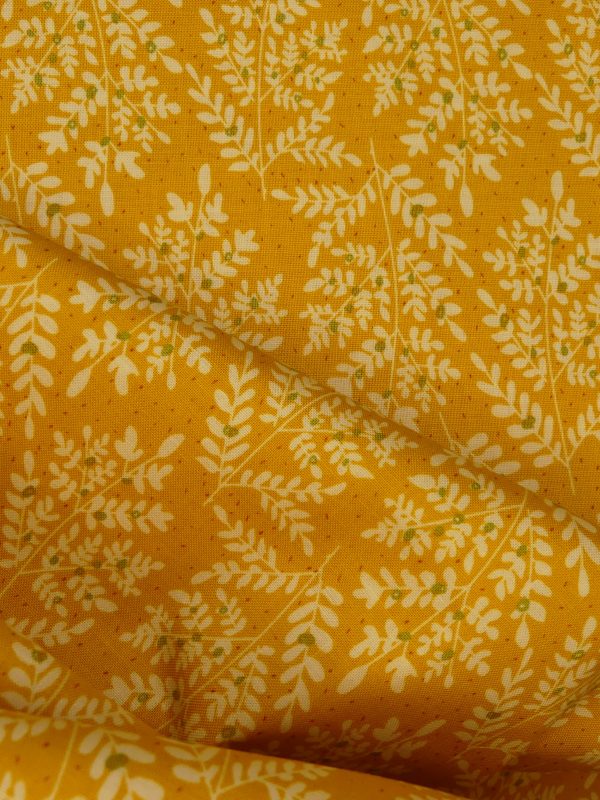 Tissu motif feuillage