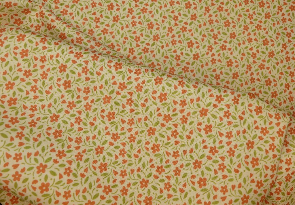 Tissu motif petites fleurs