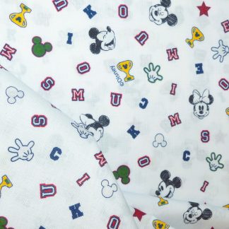 Tissu motif mickey