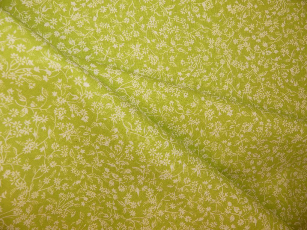 Tissu faux uni vert