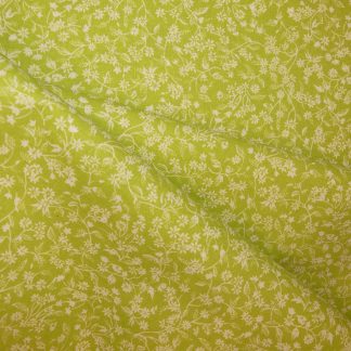 Tissu faux uni vert