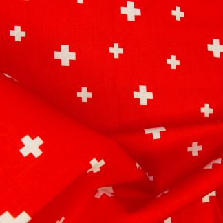 Tissu croix Suisse