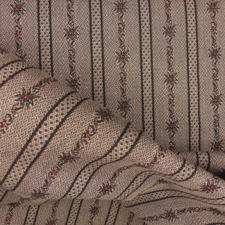 Tissu bande edelweiss grise