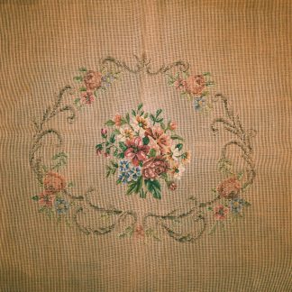 Tapisserie Tramé bouquet de fleurs
