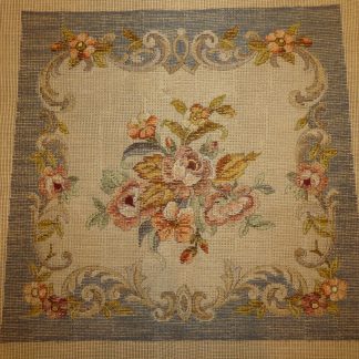 Tapisserie Tramé bouquet de fleurs