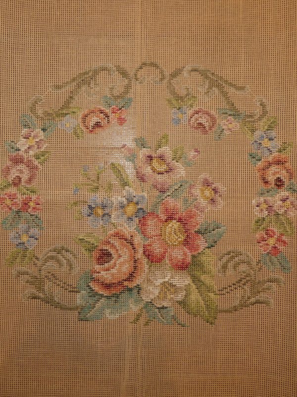 Tapisserie Tramé Couronne de fleurs